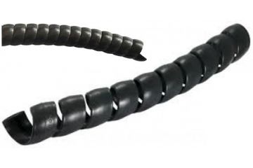Spirală PVC neagră pentru furtunuri la cutie